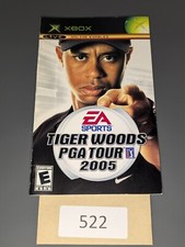 Tiger Woods PGA Tour 2005 Microsoft Xbox, 2004  MANUAL ONLY 