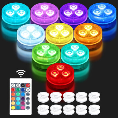 LED Badewannen Licht RGB Poolbeleuchtung Unterwasser Lichter IP68 Wasserdicht