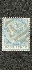 Dominica Postage &rdquo;FOUR PENCE&rdquo;