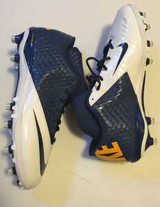 Nike Lunar Superbad Pro Football Lax Cleats Size 13.5 NFL CHARGERS Blue Yeliow 675911002124 | eBay