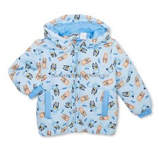 BLUEY Puffer Jacket Disney Coat Hoodie Girls Boys Toddler 4 Bingo Size 3T 4T NWT