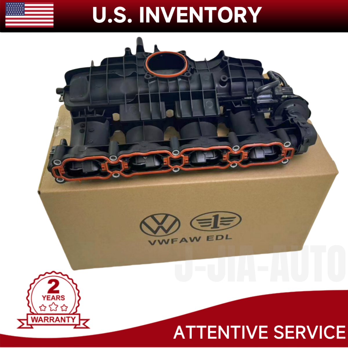 VW Jetta Beetle Passat Golf 1.8L 2.0L Intake Manifold 06L133201AS Replacement