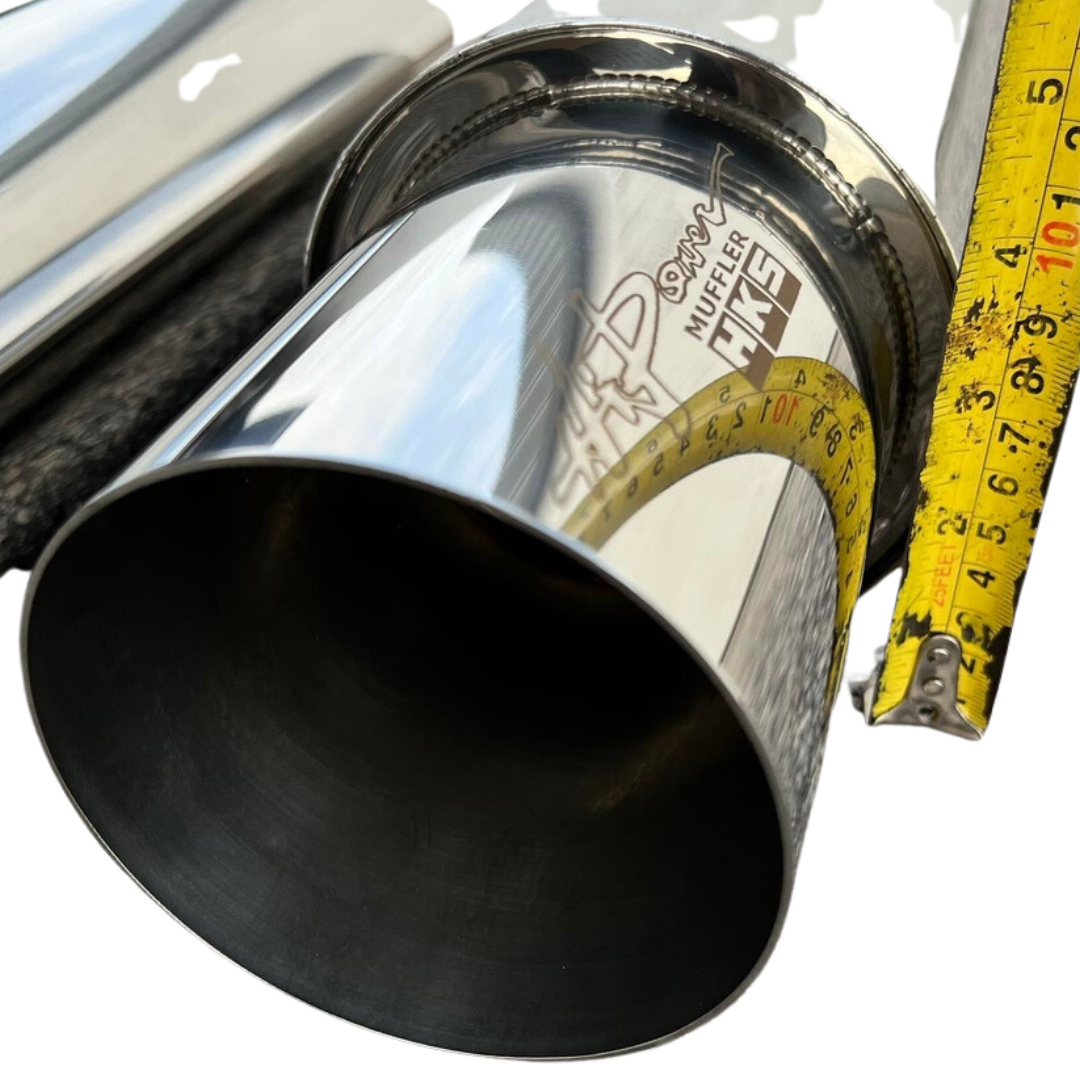 HKS HIPOWER UNIVERSAL SINGLE EXHAUST MUFFLER Inlet 2.5 Outlet 4.0