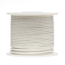18 AWG Gauge GPT Marine Wire Stranded Hook Up Wire White 100 ft 0.0403" 60 Volts