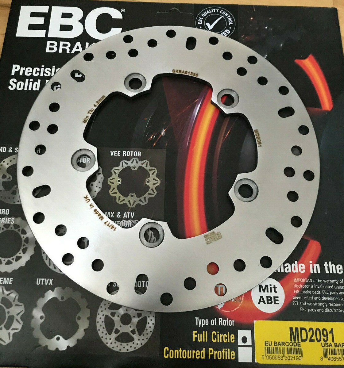 EBC Replacement OE Rotor - MD2091 | Dark Horse Motorcycle Parts