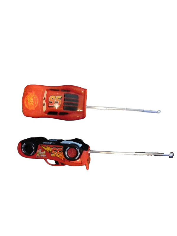 Nuevo-sin-embalaje Disney/Pixar Cars Lightning McQueen Walkie Talkie Set Raro Foto 3 de 3
