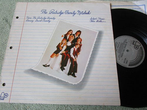 The Partridge Family Notebook Shirley Jones David Cassidy BELLS 220 LP Album