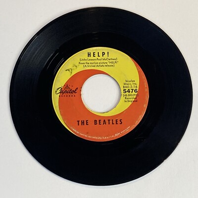 The Beatles 45 RPM Record Help!/I’m Down Capitol 5476 | eBay