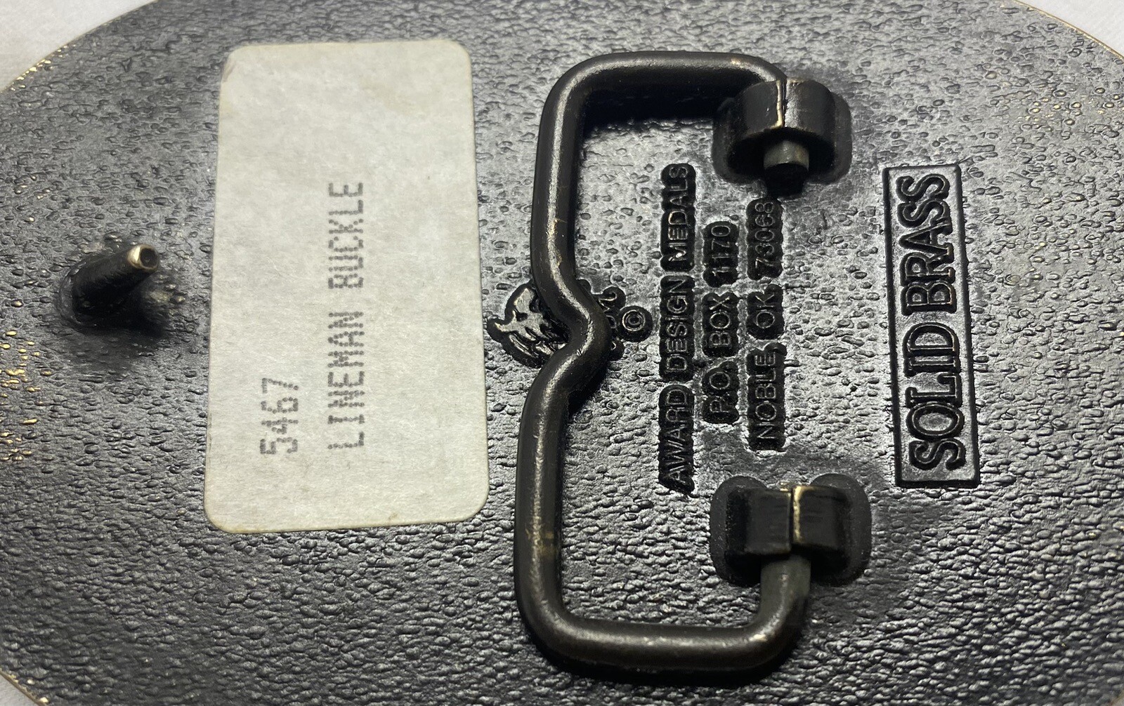 Vintage Solid Brass Lineman Electrical Telephone … - image 4