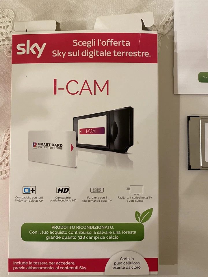 Sky I-CAM HD Digitale Terrestre- Nero - Immagine 2 di 4