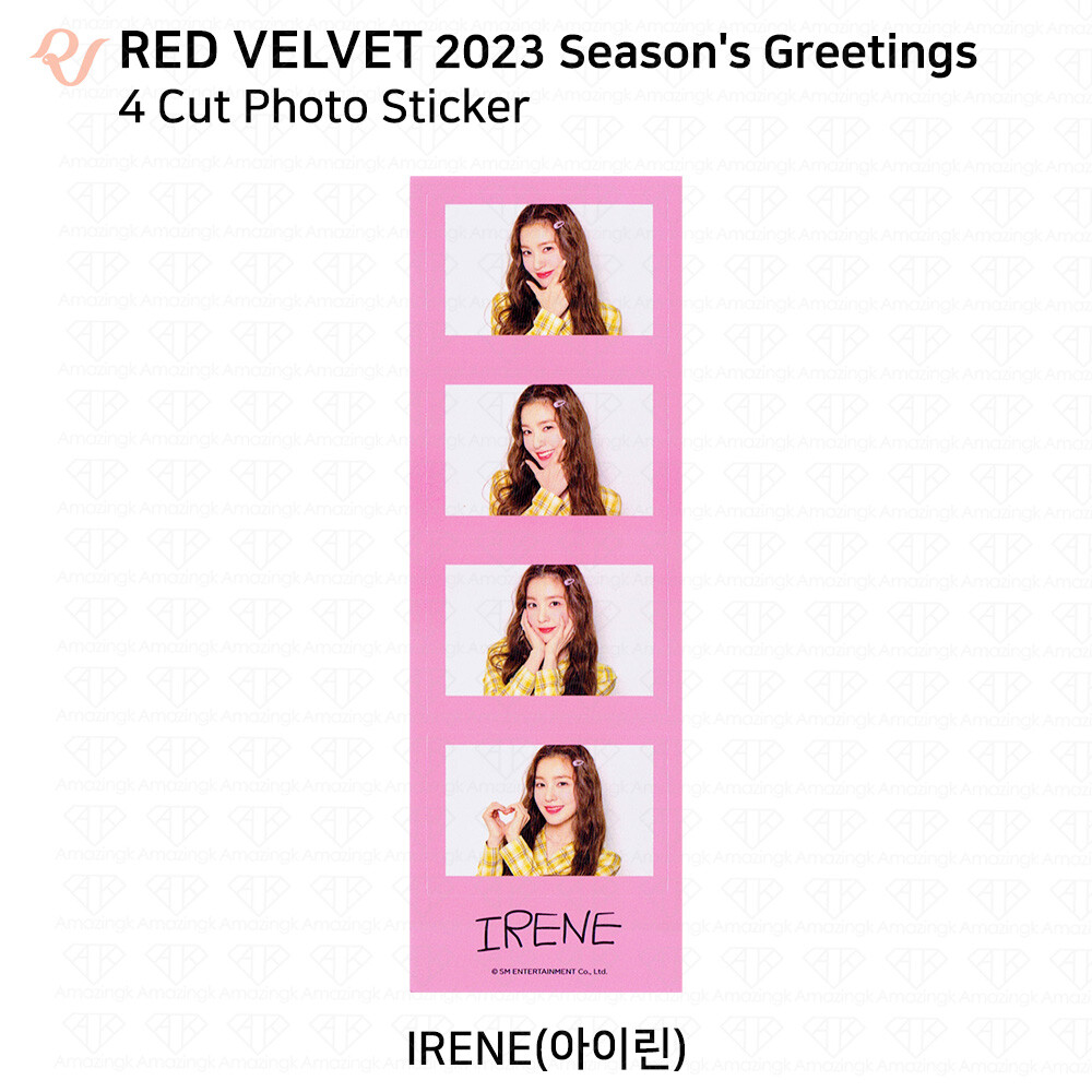 Red Velvet 2023 Season's Greetings Photocard 4cut Photo Postcard