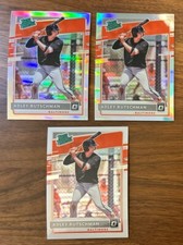 2020 Adley Rutschman Donruss Optic HOLO SILVER PRIZM (2) Rated Prospect & Base