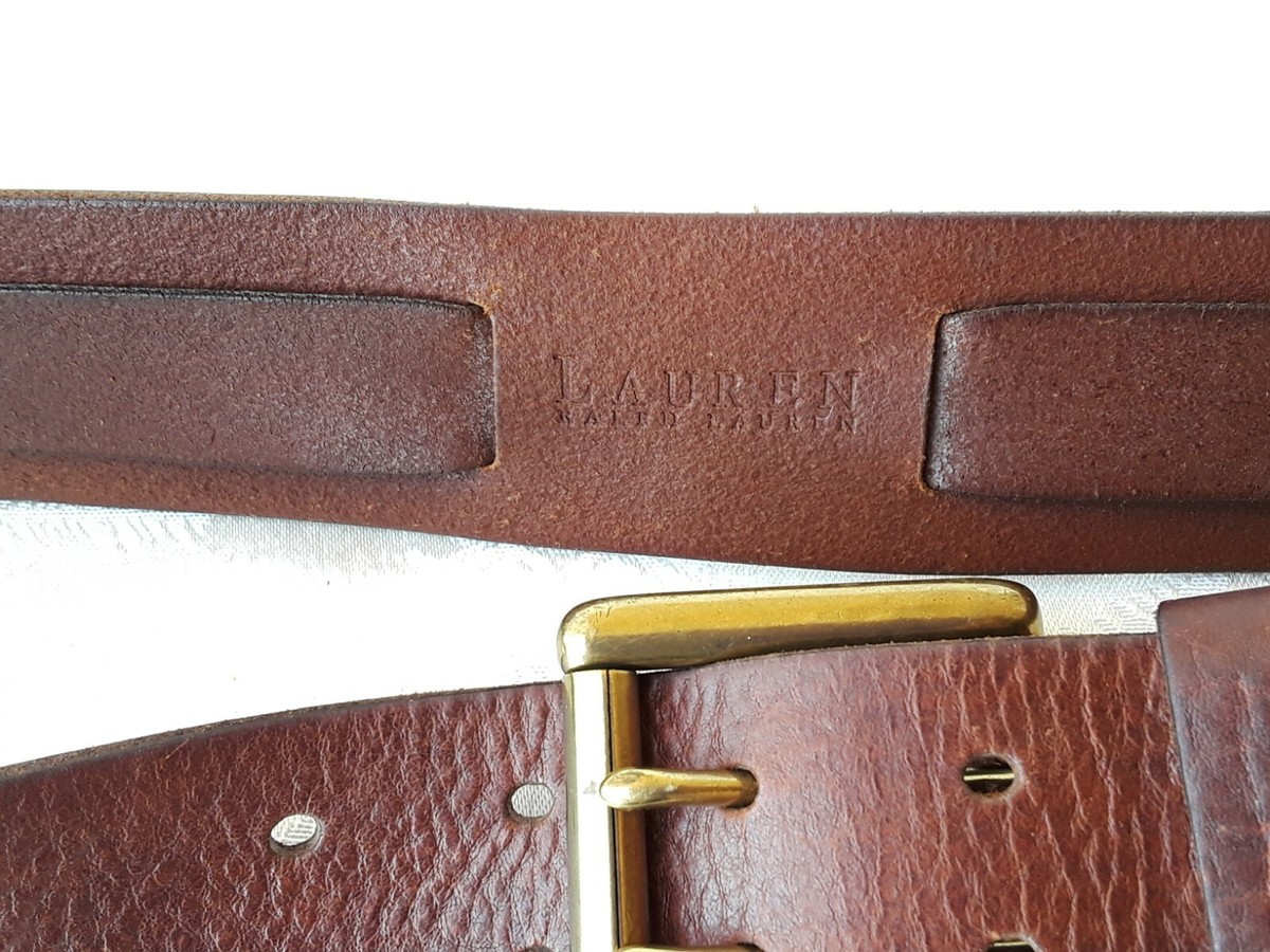 Lauren Ralph Lauren sz L Leather belt Leather belt Lauren Ralph Lauren Black size L International  main image 4