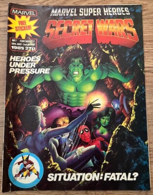 Marvel Super Heroes Secret Wars #7 1985 **Good Condition - Bagged and Carded**