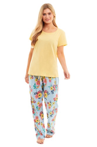 Ladies Pyjamas Set Nightwear Pjs Soft Loungewear Cotton short Sleeve Size 8-22 - Picture 45 of 71