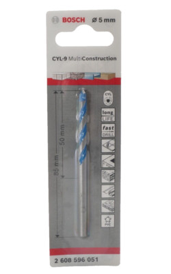 Bosch Multi Purpose Drill CYL-9 MultiConstruction | Ø5mm 85mm | 2608596051