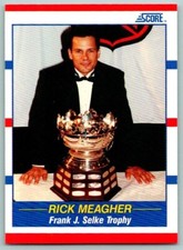 1990 SCORE NHL HOCKEY 😎 Rick Meagher, St. Louis Blues #359 - SELKE TROPHY 😎