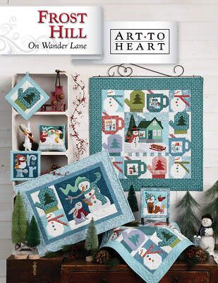 Frost Hill on Wander Lane Quilt Pattern (January - Block 1 ) by Nancy Halvorsen