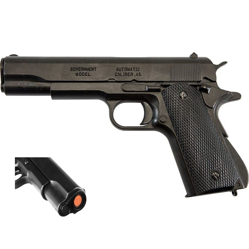 Denix Colt 1911 Army Field Strippable Non-Firing Prop Gun, Full