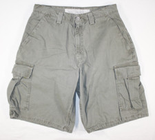 Vintage Levi's Silvertab Shorts Men's 32 Cargo 10.5" Inch Inseam 90's Y2k Green