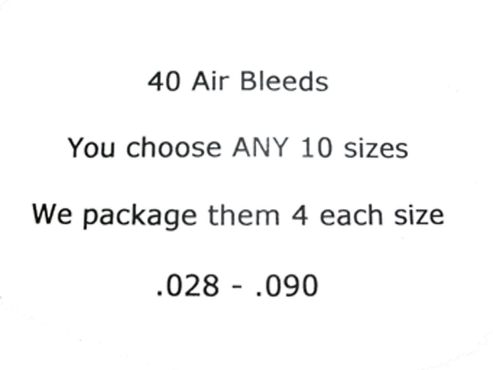 Holley Carburetor Air Bleed Tuning Kit 1262910 | O'Reilly Auto Parts - Foto 3
