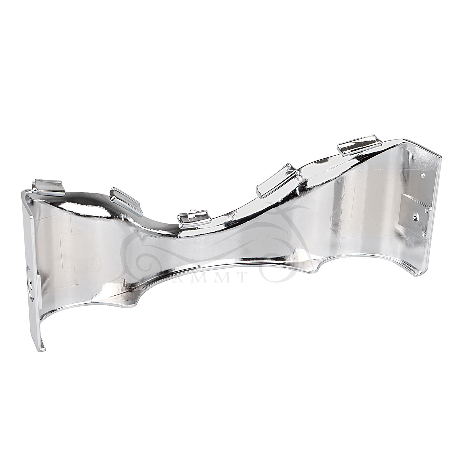 Chrome Outer Batwing Lower Trim Skirt Fairing For Harley Electra Glide 2014-Up