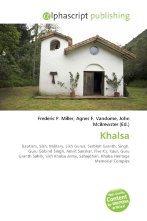 Thumbnail - Frederic P. Miller (u. A.) | Khalsa | Taschenbuch | Englisch | Ean
