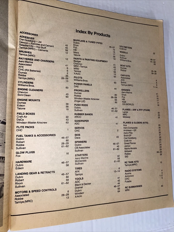 Vintage 1980s CHC RC Car Catalog Price Guide Wild Willy The Frog Tamiya BoLink - Image 3 of 4