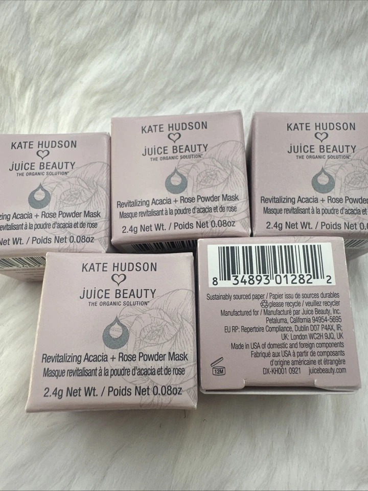 5 шт. — восстанавливающая акация Kate Hudson X Juice Beauty + маска с розовым порошком 2,4 г Ea - Изображение 3 из 3