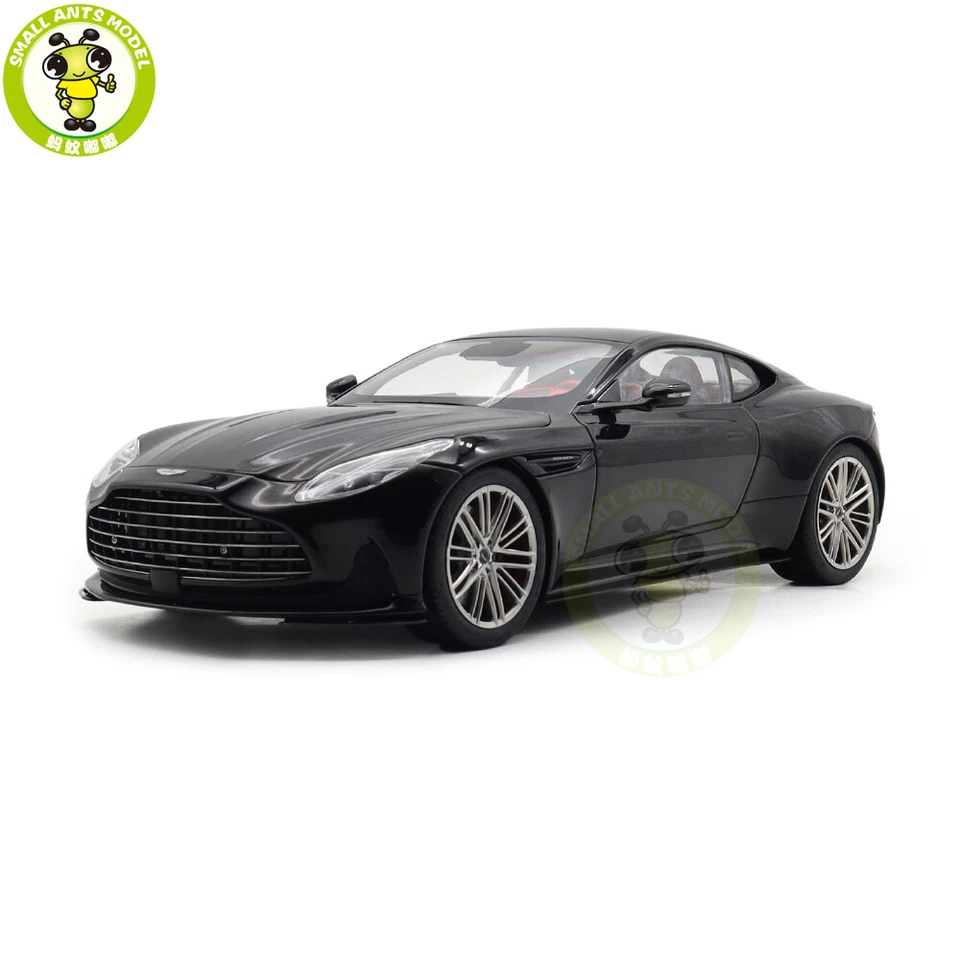 1/18 Aston Martin DB12 DB 12 Black Diecast Model Toy Car Gifts For Friends Foto 2 de 4