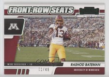 2021 Contenders Draft Picks Front Row Seats Green 1/49 Rashod Bateman #16 0o5t