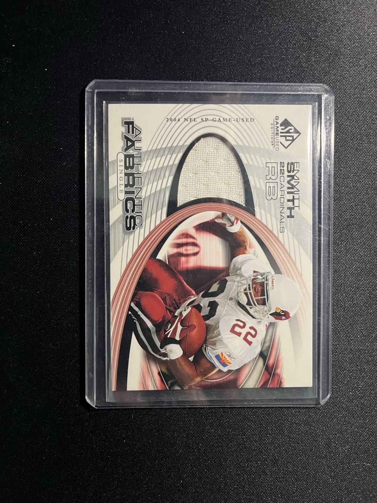 Upper Deck 2004 SP Game Used Emmitt Smith Authentic Fabrics #AF-ES Cardinals
