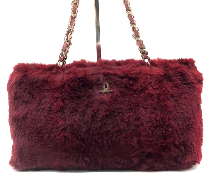 Fur Exterior Red Bags & Handbags for Women for sale - eBay