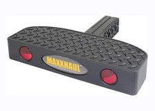 Hitch Mount Bump Step For 2-inch Receiver. Anti-slip Platform Safety Reflectors.