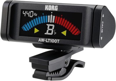 Korg - AW-LT100T Trompete - Posaune Clip-on Tuner - schwarze Trompete & Posaune