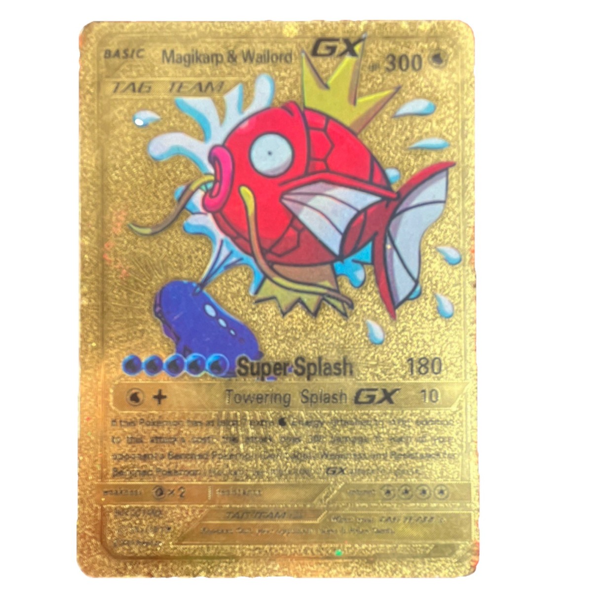 トリデプスGX 300HP TAG TEAM Pokémon Magikarp & Wailord GX TAG TEAM Gold Basic 300 HP 180