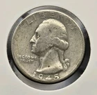 1945-P 90% Silver Washington Quarter US Mint Philadelphia