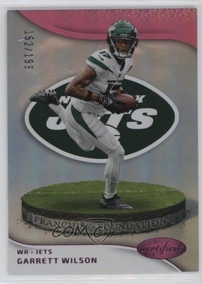 2023 Certified Franchise Foundations Mirror Pink 152/199 Garrett Wilson #9 0c4l