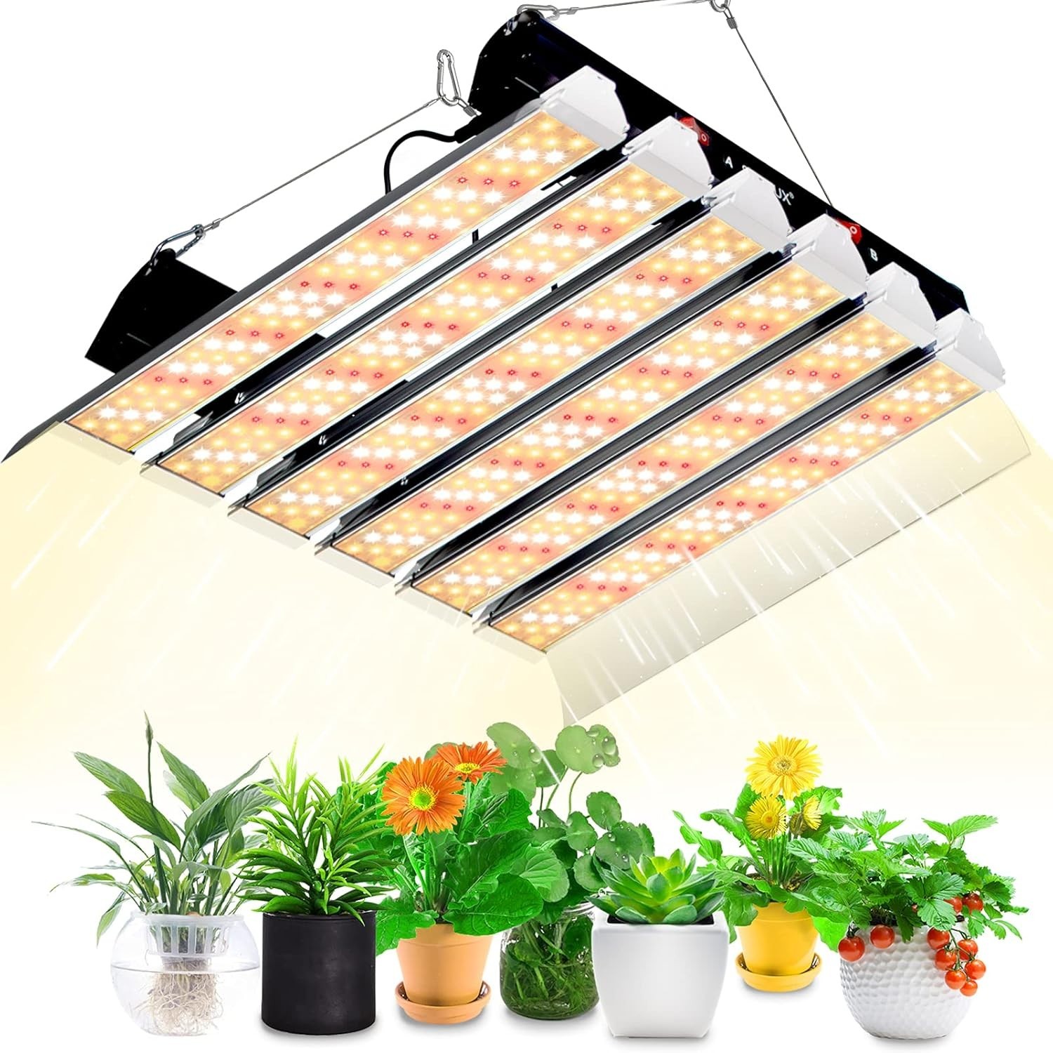 200w 2&times;2ft Coverage Sunlike Full Spectrum Grow Lamp For Hydroponi