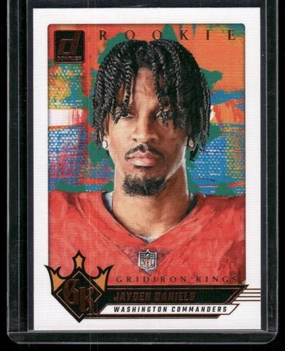 2024 Panini Donruss Jayden Daniels Rookie Gridiron Kings #1 Commanders