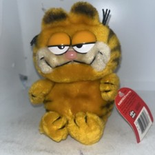 Garfield Vintage Plush Fun Farm By Dakin 1978 - 1981 Retro Toy 1980s w Tags 9"