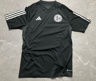 Adidas DFB T shirt jersey sporty shirt referee size M Black