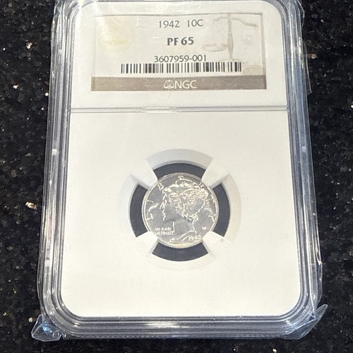 1942 P Mercury Dime NGC PF-65