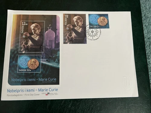 Sweden 2011 #2672 Poland #4024 Marie Curie - FDC