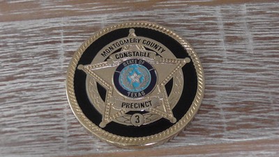 Montgomery County Precinct 3 Constable Texas Challenge Coin #C562