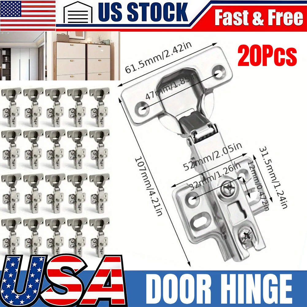 KITCHEN DOOR HINGE Hardware Cabinet Hinge in Steel Soft Close Hinges Self Close