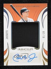 2020 Panini Immaculate Jackets Relics Gold 1/10 Cal Ripken Jr Auto HOF 7xr