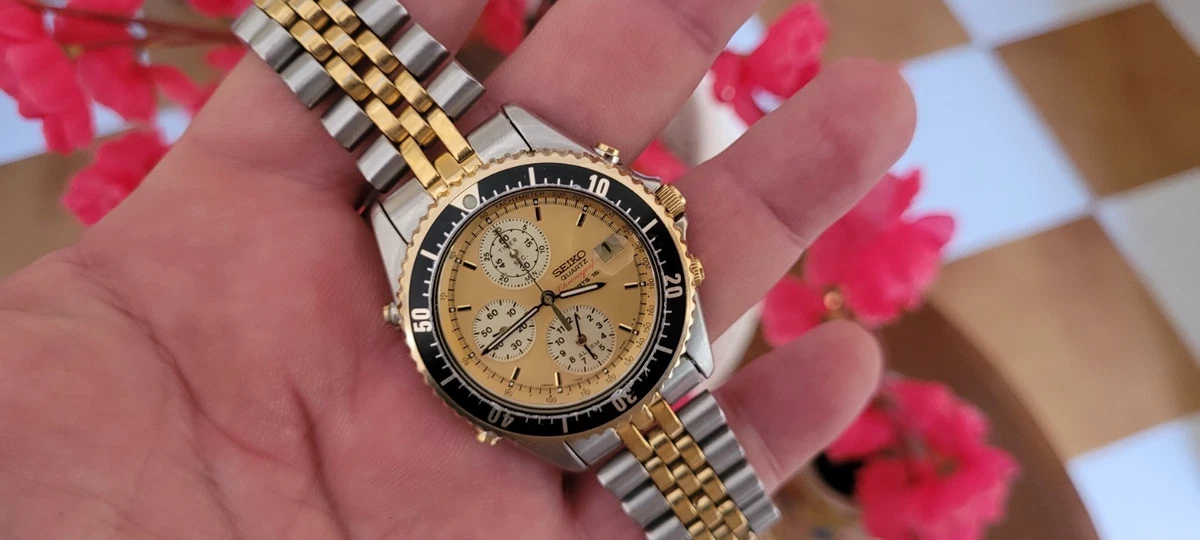 SEIKOセイコー7T42-F010スポーツ150ダイバーホワイトクロノ グラフ Seiko Sports 150 Analog Wristwatches for sale | eBay