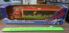 Vintage 1995 ERTL Coca-Cola Tractor Trailer Polar Bear 1/64th Scale Take a L@@K!