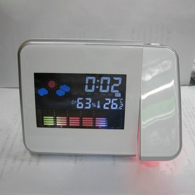 LCD Projection Alarm Clock Creative LCD LCD Temperature And Humidity
